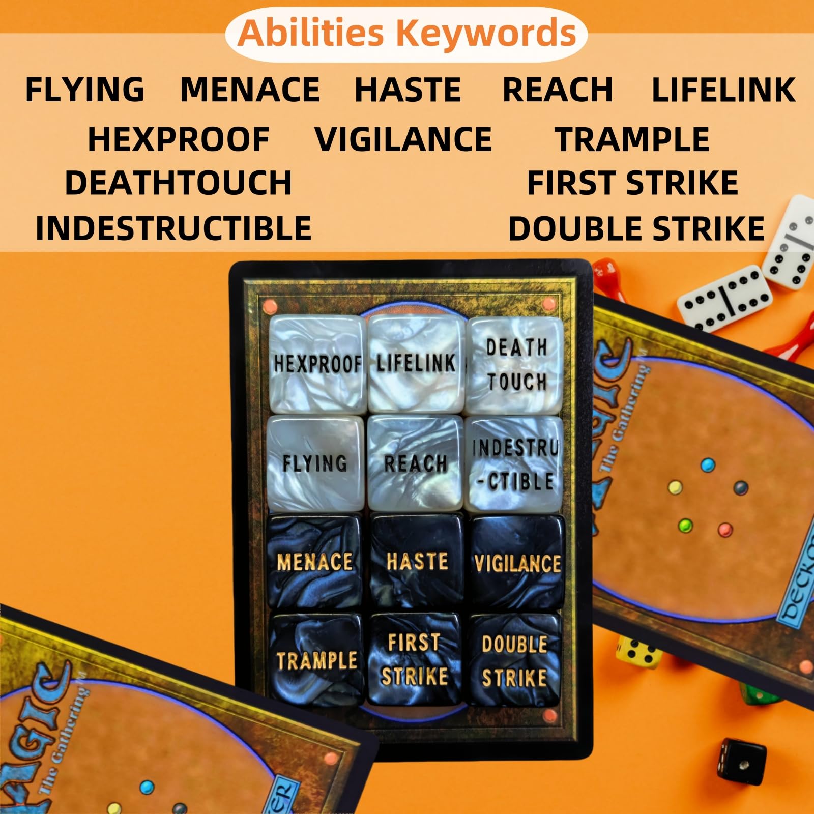 Amazon.com: 90 PCS MTG Counter Dice Set - AbilityKeyword Counters